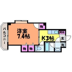 カーサSATSUKIの物件間取画像